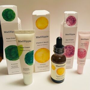 Mad Hippie Skin Care 3 Set Face Cream, Vitamin C Serum, Eye Cream NWT